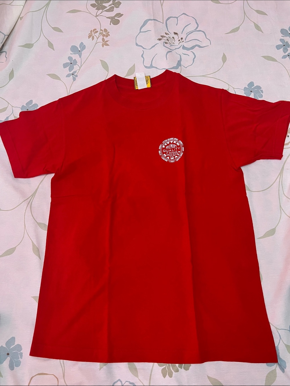 Red Graphic Pocket-Print Tee